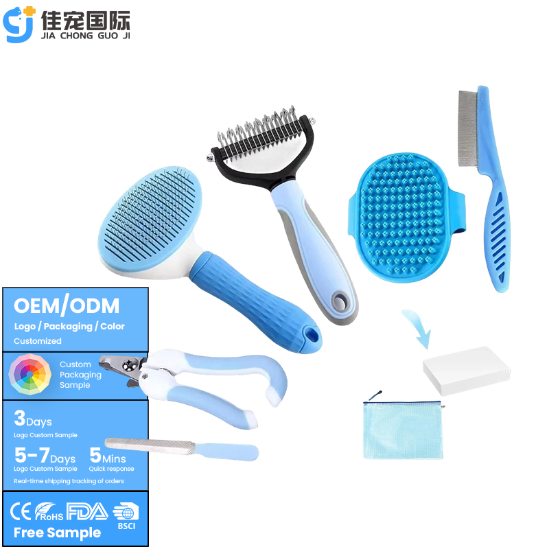 6-in-1 Pet Grooming & Care Kit